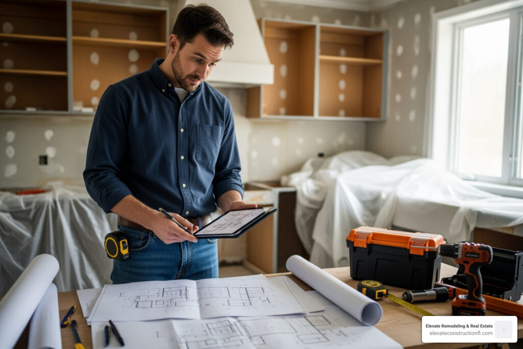 kitchen remodel project management